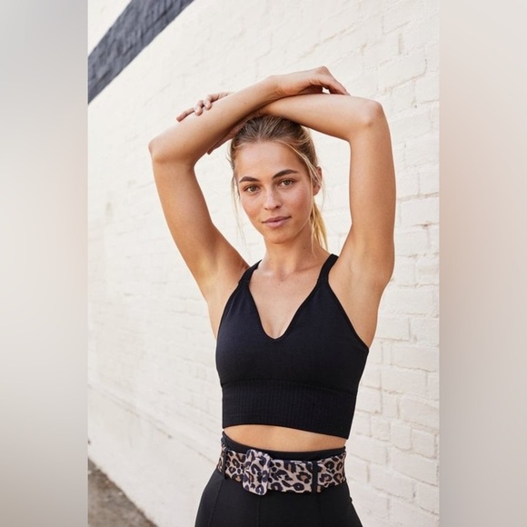 FREE PEOPLE ~ FP Good Karma Crop Top M/L NEW - Picture 2 of 11